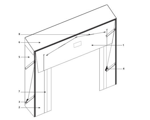 Retractable Dock Shelter (collapsible)