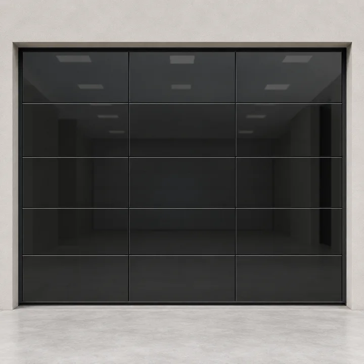 ภาพจำลองบานแบบ Flush Glass