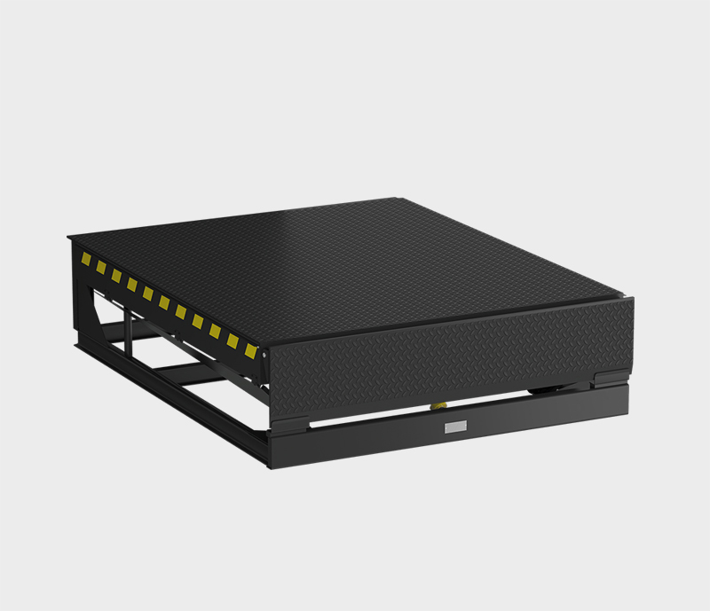 Electrohydraulic Dock Leveler with Hinged Lip