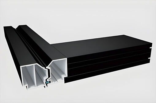 Non finger-protection aluminium profile
