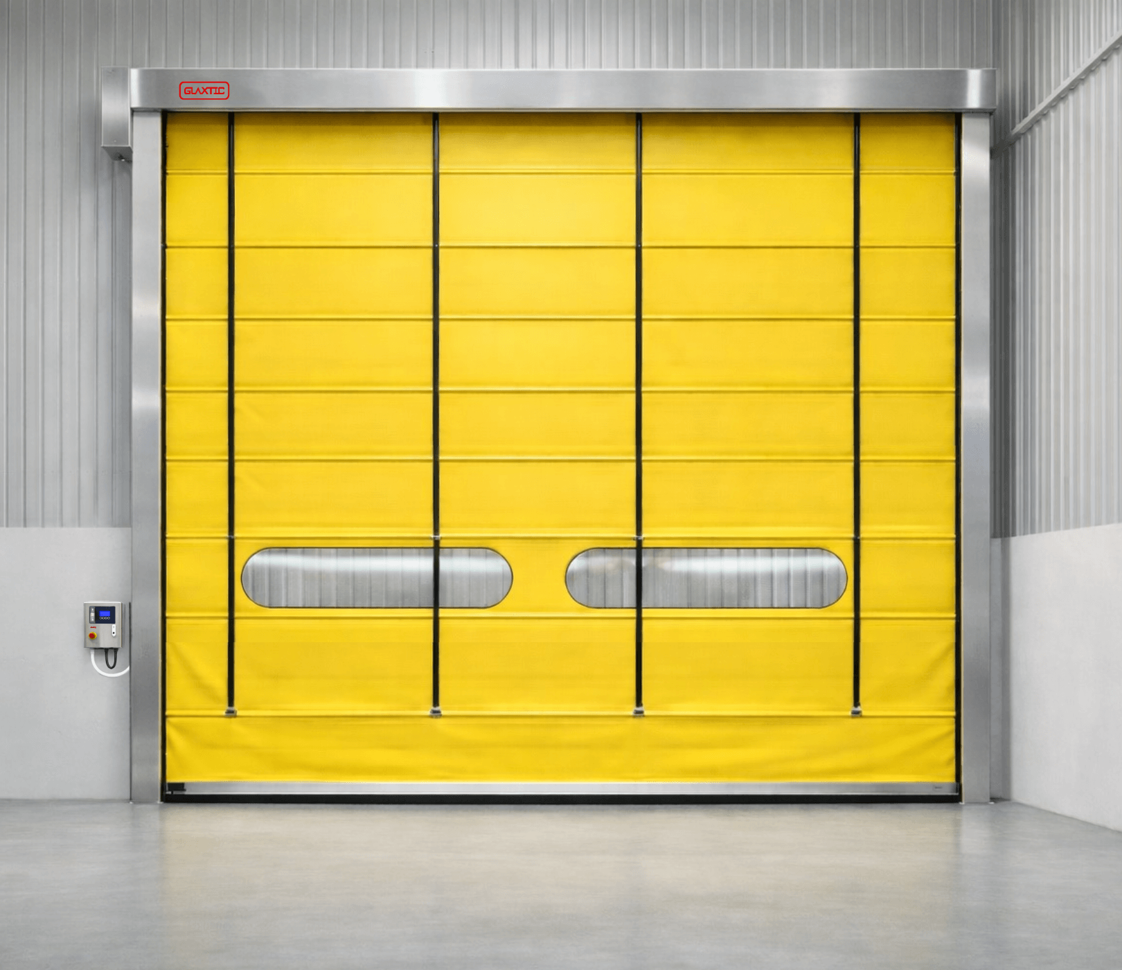 GLAXTIC® Fold Up - ประตูผ้าใบพับขึ้น